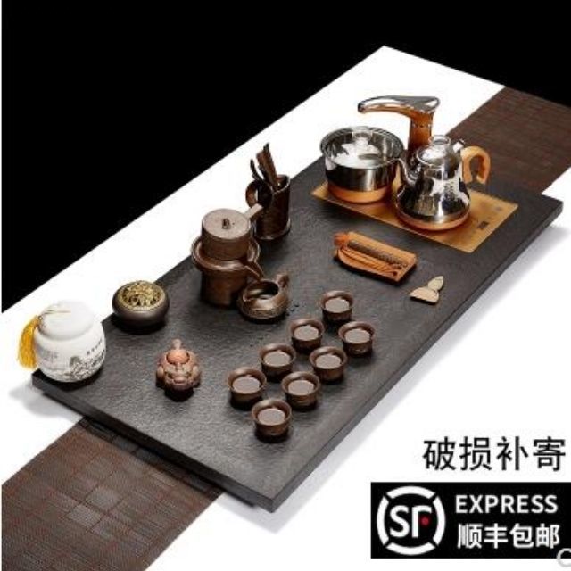 茗石坊乌金石茶盘